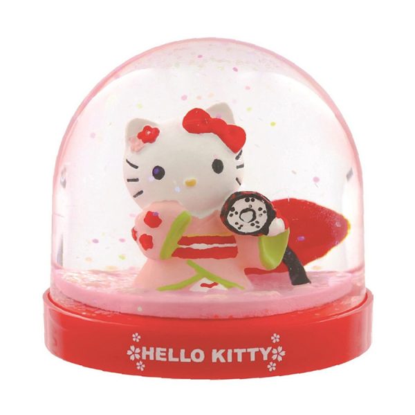 Telacoya Snow Globe Hello Kitty Japanese Doll (Drum)