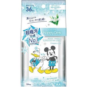 Happy Deo Body Sheet Frozen Lily 36P