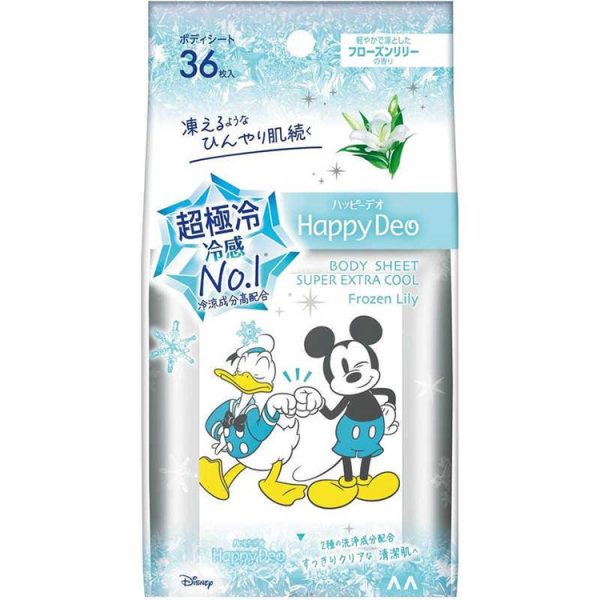 Happy Deo Body Sheet Frozen Lily 36P