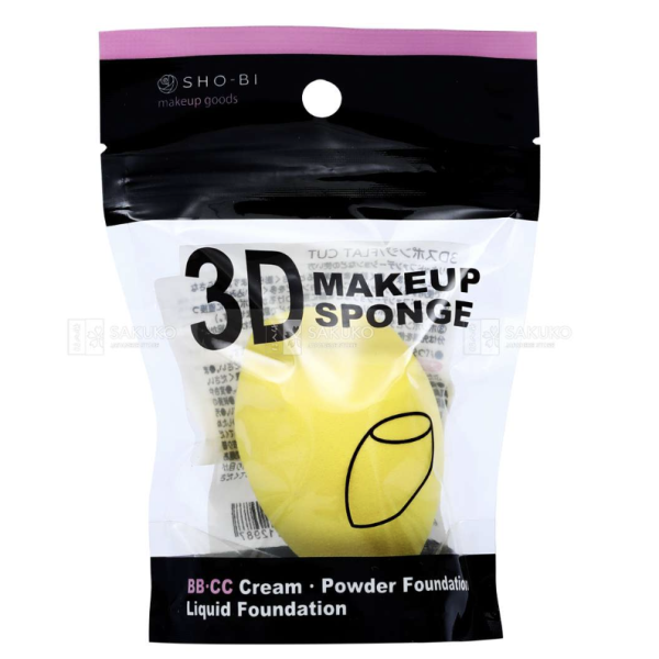 3D Makeup Sponge 1P Flat Cut