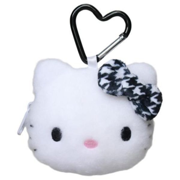 Hello Kitty Houndstooth Series Coin Purse Black