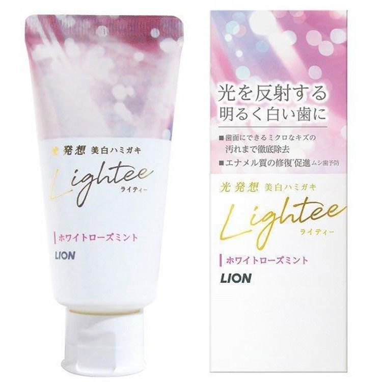 LION Lightee Whitening Toothpaste Rose mint (53g)
