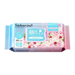 Saborino Morning Face Sheets - Akebono Sakura Scent