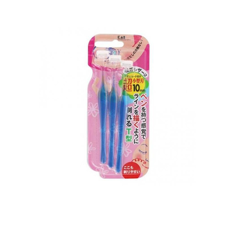 KAI Eyebrow Razor T-Type (3 pcs)