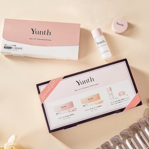 Yunth Raw VC Whitening Serum + Raw VA Derma Serum Set
