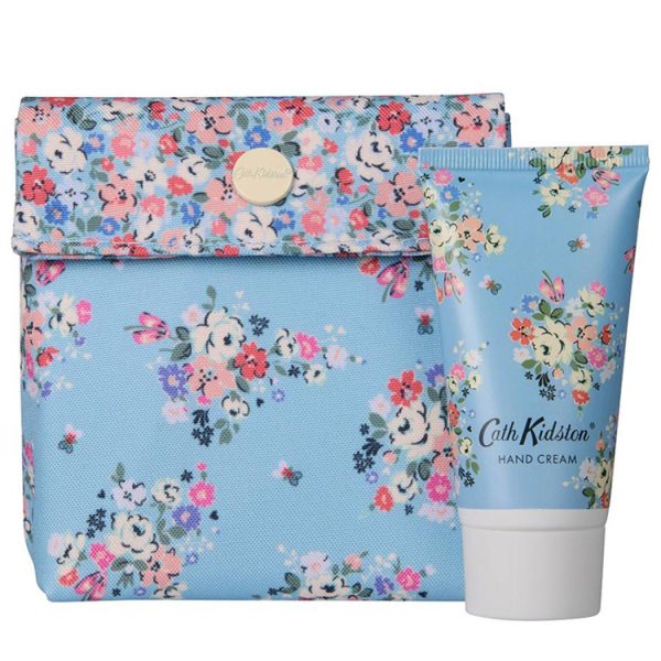 Cath Kidston Hand Cream & Flap Pouch Set