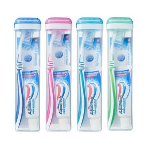 Aquafresh Travel Soft Case Set (Toothpaste + Toothbrush + Case)