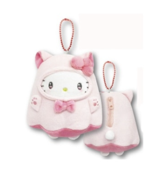 Mascot Pouch Cat Ghost Hello Kitty
