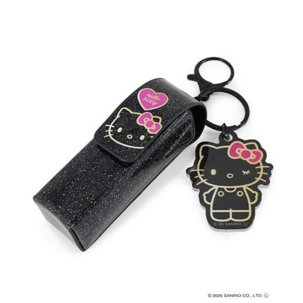 Hello Kitty Lip Case Charm Gal Kitty Black