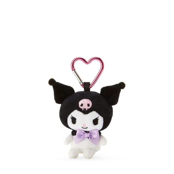 Kuromi Mini Mascot Holder Plush Doll Sanrio Japan