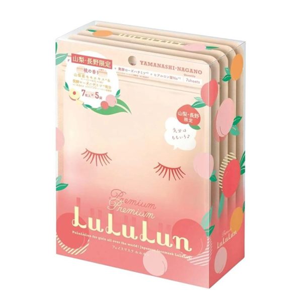 LuLuLun Premium Sheet Mask Yamanashi Peach (35 pcs)