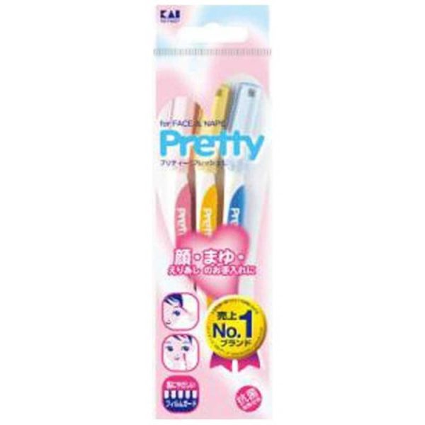 KAI Facial Razor FRL-3P9 (3 pcs)