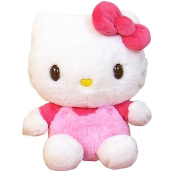 Sanrio Characters Fluffy Plush Hello Kitty S