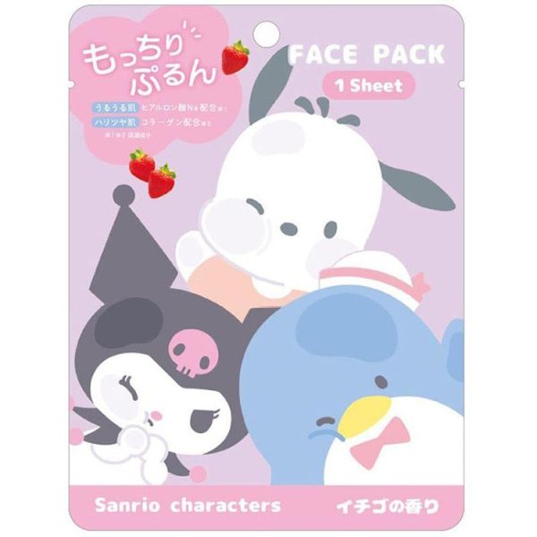 CRUX Sanrio Strawberry-Scented Face Pack Purple
