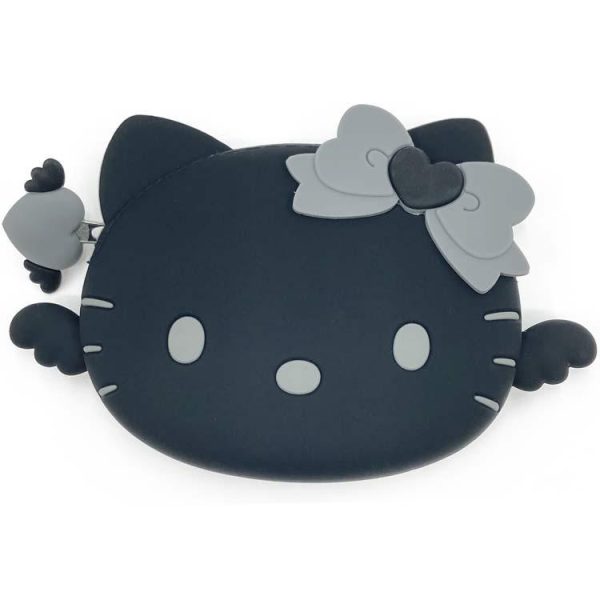 Hello Kitty Silicone Pouch Angel (Black)