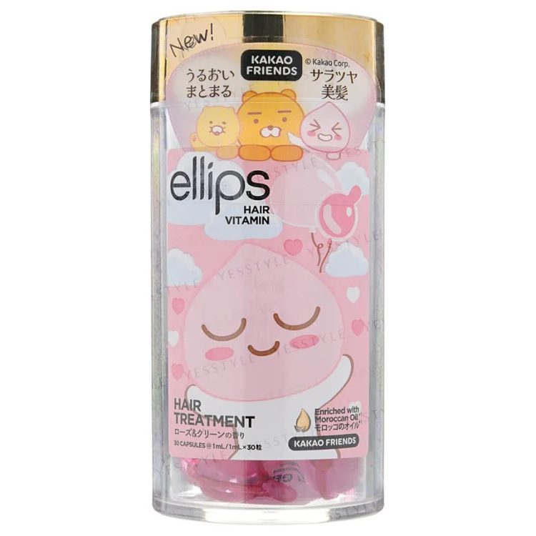 ellips Moroccan: Hair Treatment (Clear Pink) 30P ※Kakao