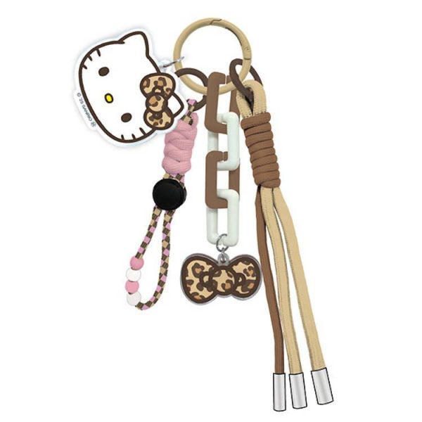 Leopard print strap charm