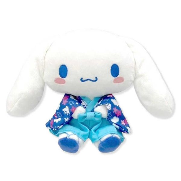 Sanrio Cinnamoroll Houndstooth Kimono Plush S