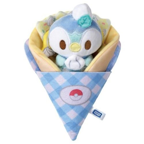 Takara Tomy Pokemon - Poke Peace Kurukuru Crepe Plush Piplup