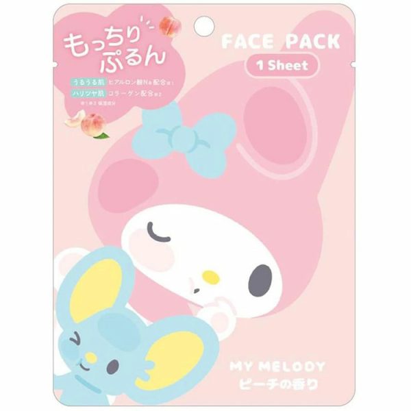 CRUX My Melody Peach-Scented Face Pack