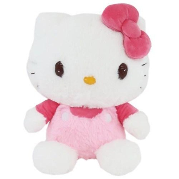 Sanrio Characters Fluffy Plush Hello Kitty M