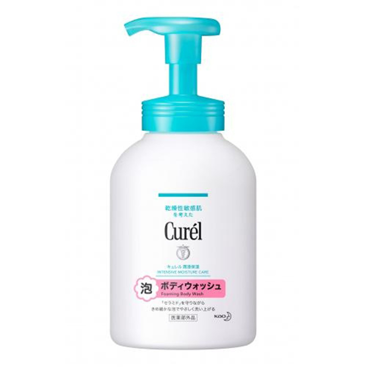 Curel Foaming Body Wash Pump 480 mL