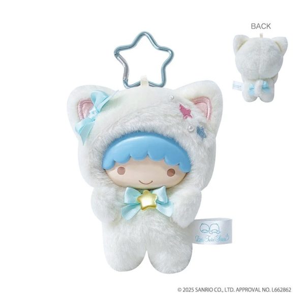 Little Twin Stars Kigurumi Mascot Keychain Kiki (Cat)