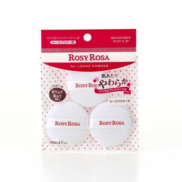 Rosy Rosa Microfiber Puff S/3P