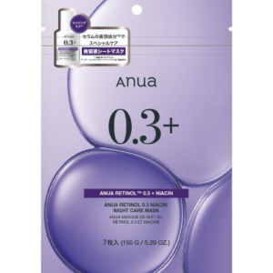 Anua Retinol 0.3 Niacin Night Care Mask / 7 sheets