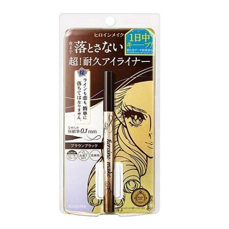 Kiss Me Heroine Make Prime Liquid Eyeliner 02 Brown Black