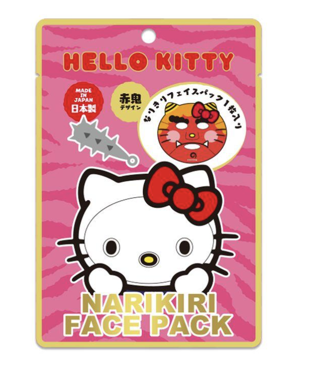 ASUNAROSYA - Sanrio Hello Kitty Narikiri Face Pack Aka Oni