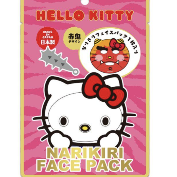 ASUNAROSYA - Sanrio Hello Kitty Narikiri Face Pack Aka Oni