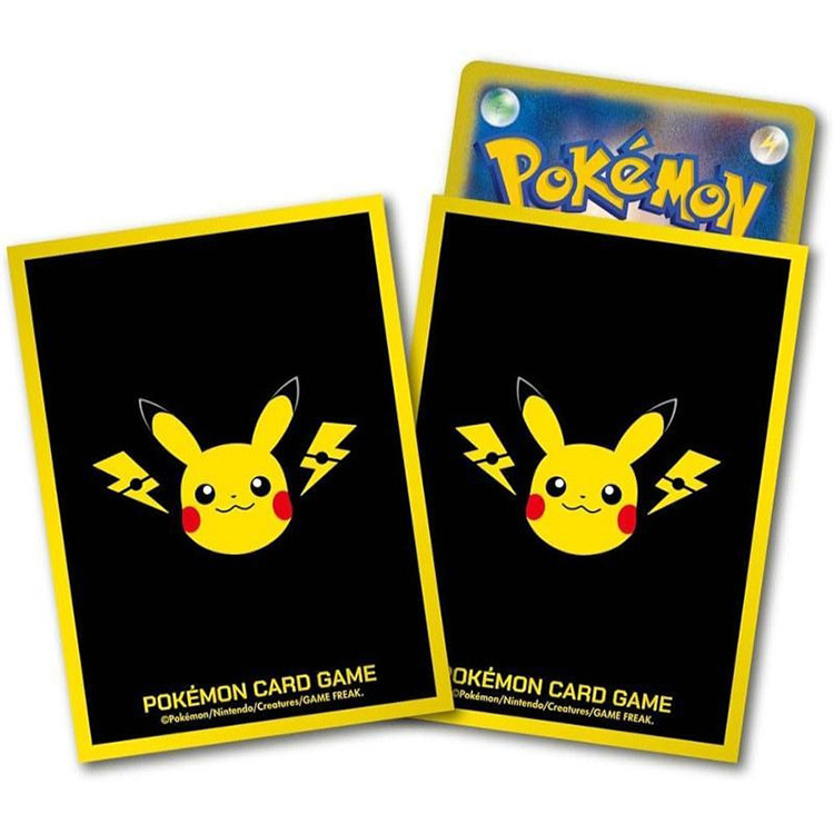 Pokémon Trading Card Game Deck Sleeves – Pikachu & Lightning