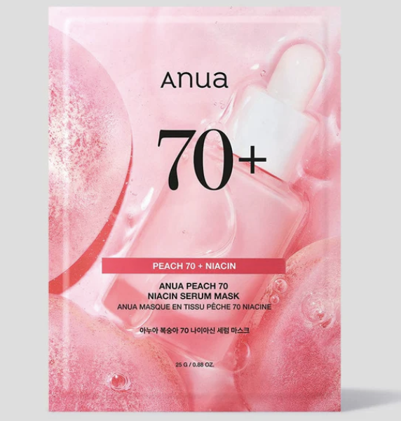 Anua 70+ Peach and Niacin Serum Mask
