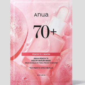 Anua 70+ Peach and Niacin Serum Mask