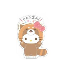 Hello Kitty Sticker (Red Panda)