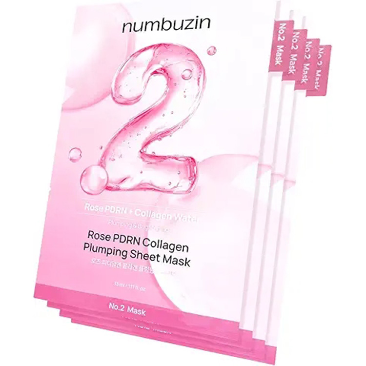 No. 2 Moist Collagen Sheet Mask (4 sheets)