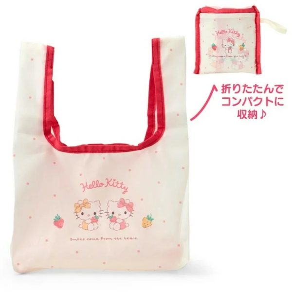 Sanrio Original Lunch Eco Bag Hello Kitty & Hello Mimmy
