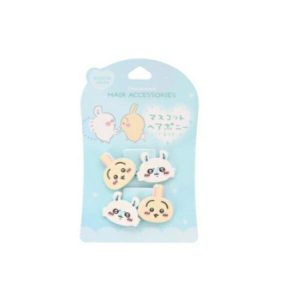 Chiikawa Mascot Hair Tie - 2P Usagi & Momonga