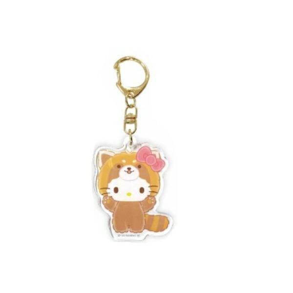 Acrylic Key Holder Hello Kitty (Red Panda)