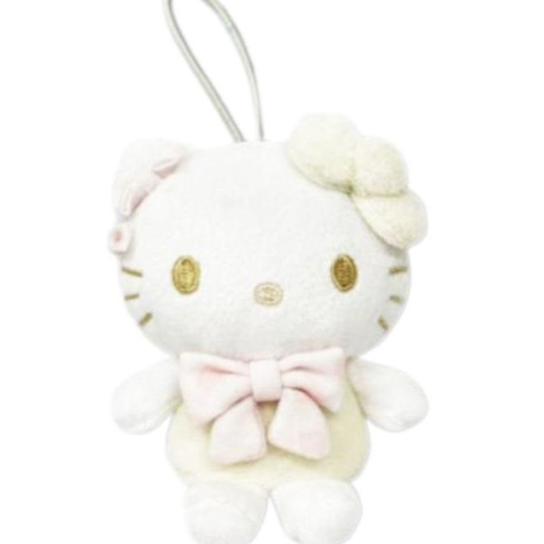White Mascot Pouch Hello Kitty