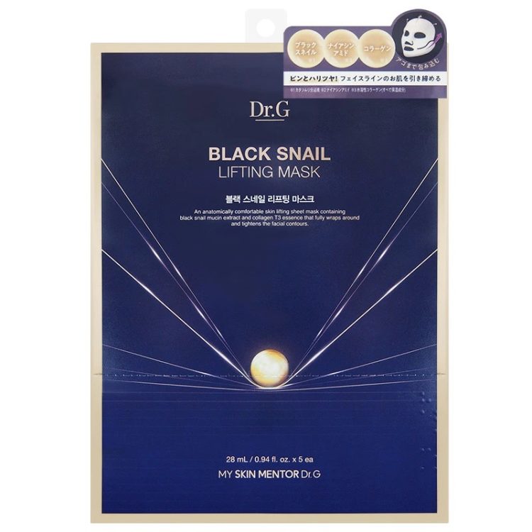 Dr.G Black Snail Lifting Mask (5 sheets)
