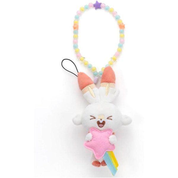 Pokemon – Plushie Strap: Scorbunny Pokepeace Star