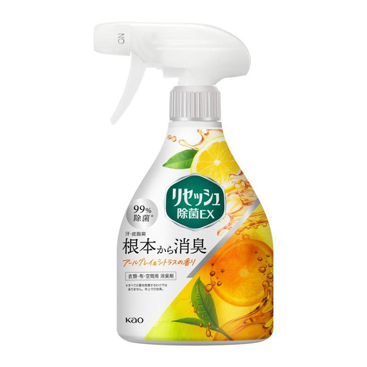 Kao Resesh Deodorizing Spray EX Earl Grey & Citrus Scent