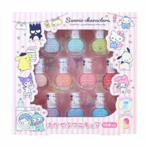 Sanrio Peel-Off Nail Polish (10-Pack)