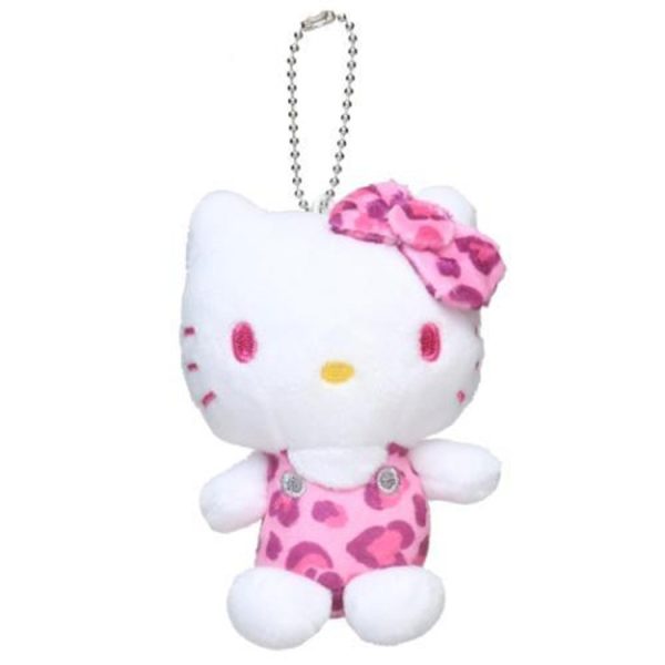 Japan Sanrio Mascot Holder - Hello Kitty : Leopard Pink