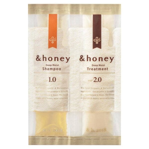 &honey Deep Moist Shampoo & Hair Treatment Travel Set