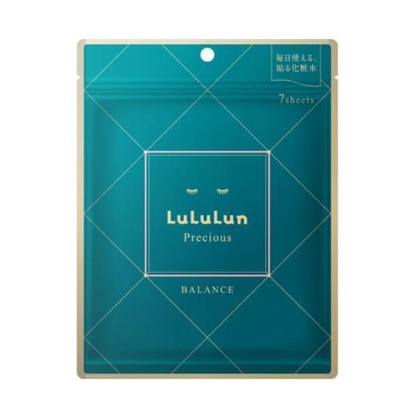LuLuLun Precious GREEN (Glow Up) Mask 7 Sheets