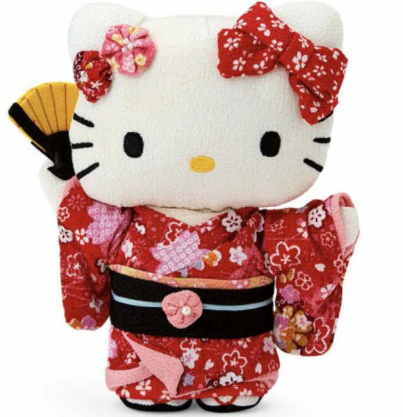 Hello Kitty crepe plush toy medium 20cm