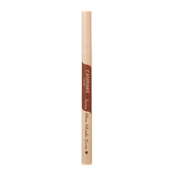 CANMAKE 3-Way Slim Shade Liner 01 Natural Brown